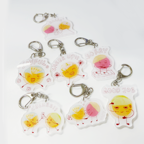 周边｜烧烧子钥匙扣（7款花色随机｜可积分兑换）