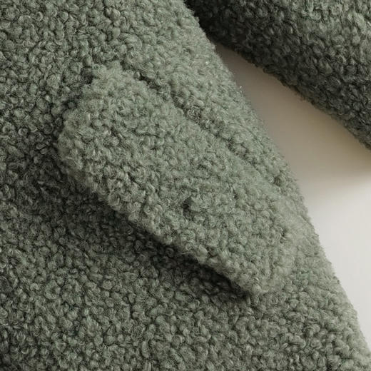 【马克珍妮 芦芙】秋冬装新款 仿羊羔毛立领外套 231567 商品图4