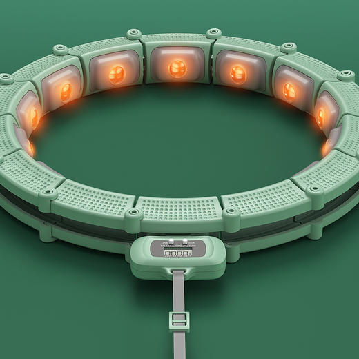 「送暴汗腰带！两色可选」智能呼啦圈 收腹美腰加重健身用女瘦肚子瘦腰健康训练 商品图2