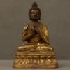 清 铜鎏金释迦摩尼佛像 商品缩略图0