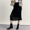谜底长款半身裙2023冬新款复古百搭时髦正反两穿长裙女234MB1578 商品缩略图1