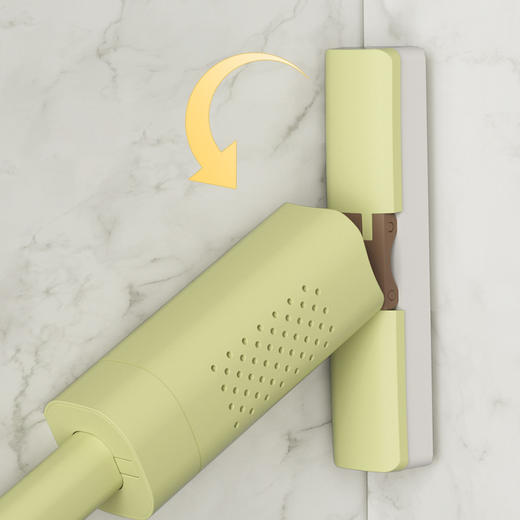 「颜值奶绿色！迷你便携」迷你小拖把家用手持免手洗海绵吸水厨房浴室卫生间洗手台桌面清洁工具 商品图3