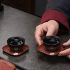 纯铜春华秋实杯托 | 三生有杏杯托  手工紫铜茶杯垫隔热茶托禅意杯托盏托茶具配件轻奢高档 商品缩略图1