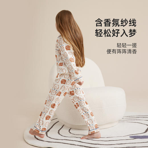 【软软的香薰睡衣】儿童趣味小熊满印家居服套装PQTZ2305 商品图2