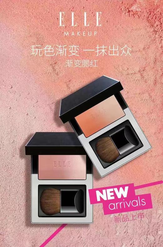 ELLE渐变腮红 CA02-10/粉啡色 商品图0