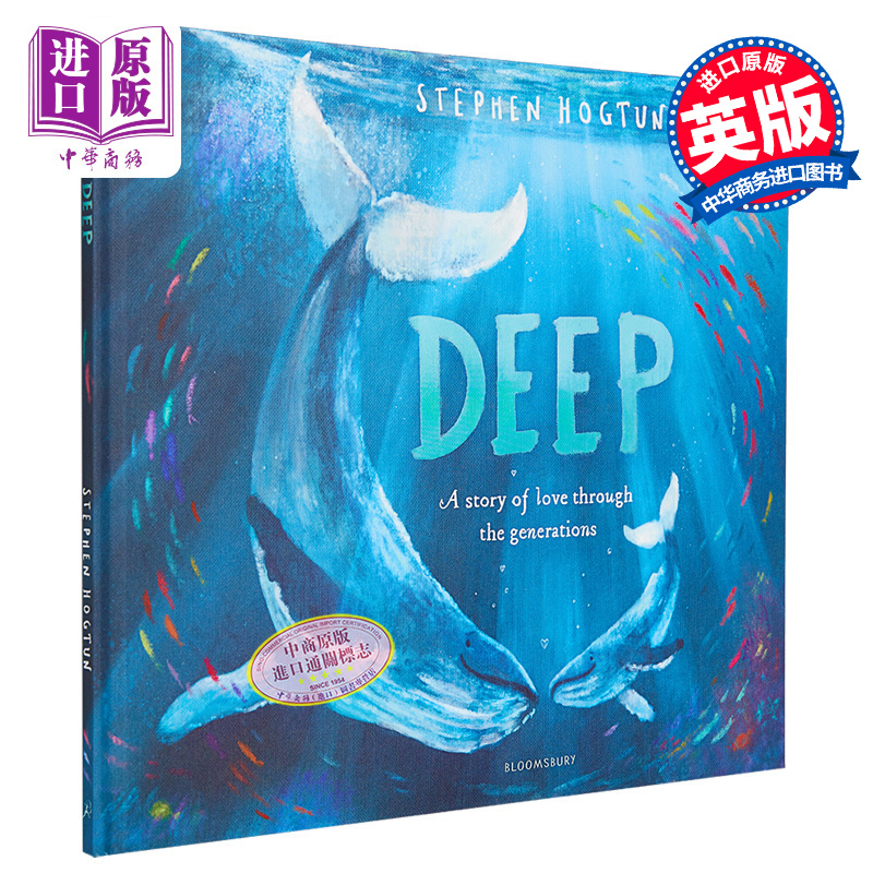 【中商原版】Stephen Hogtun：Deep 深海（精装） 英文原版 动物及动物故事 进口童书 儿童绘本 动物故事图画书 亲子童书读物