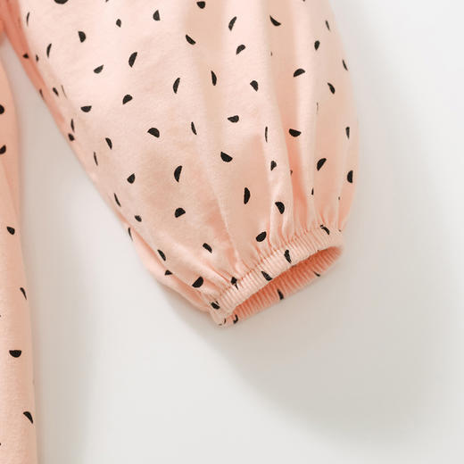 【展现欧美风范，保暖又时尚！】新款欧美女童连衣裙秋季长袖儿童公主裙纯棉休闲童裙设计精致，注重细节，展现了欧美风格的时尚与优雅 商品图3