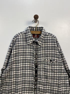 90年代 Vintage OS 金属扣 100% 全棉 奥地利 蒂罗尔长袖衫 _DRRL(L-XL)