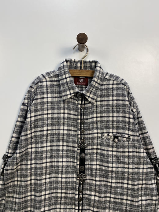 90年代 Vintage OS 金属扣 100% 全棉 奥地利 蒂罗尔长袖衫 _DRRL(L-XL) 商品图0