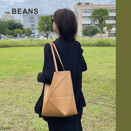 反领双插袋斜纹褶皱外套 9421010035 商品图4