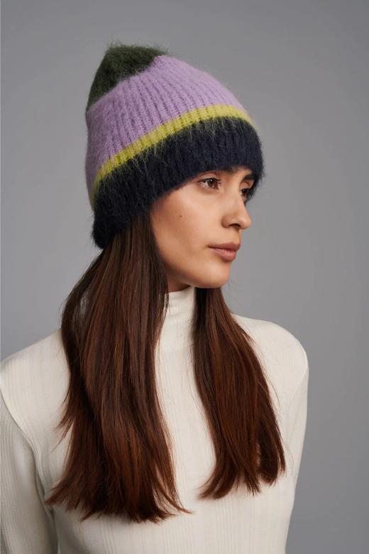 CORDOVA - Arosa Beanie - MYRTLE - 女装 - 毛线帽 - 紫色 商品图1