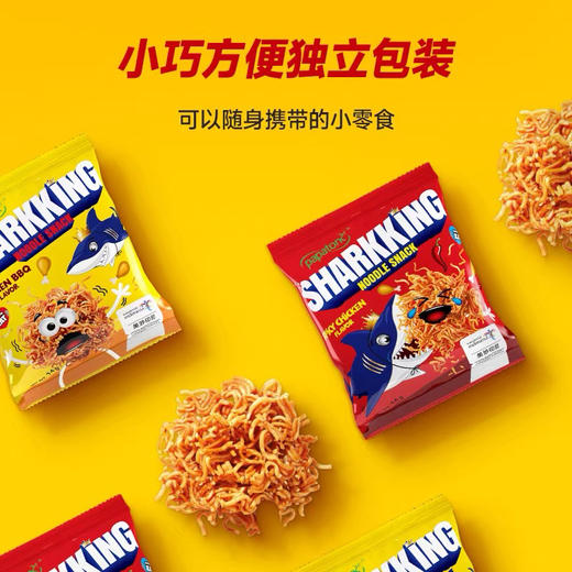 印尼烧烤鸡肉味鲨鱼干脆面14g 商品图3