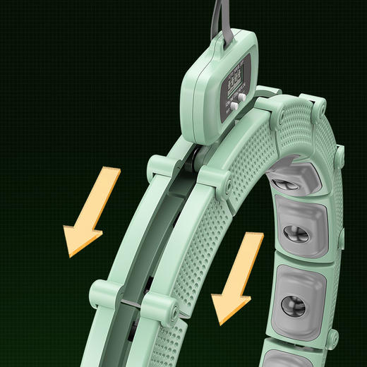 「送暴汗腰带！两色可选」智能呼啦圈 收腹美腰加重健身用女瘦肚子瘦腰健康训练 商品图3