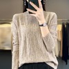秋冬新款针织衫毛衣女半高领打底羊毛绒衫韩版女外贸 商品缩略图2