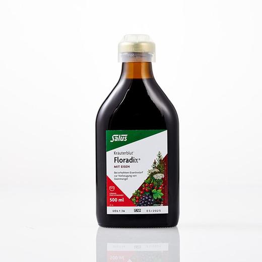 【跨境】德国Salus莎露斯Floradix红色版铁元草本滋补液500ml（新版） 商品图2