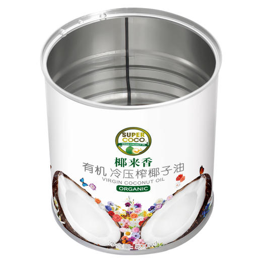 【椰来香】菲律宾进口原料 有机冷压榨椰子油500ml 有椰香 烹饪食用油炒菜 商品图2