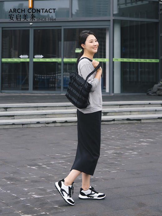 ARCHCONTACT安启美奈撞色低帮休闲运动鞋52898 商品图3