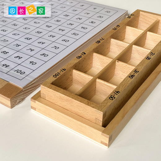 幼儿园蒙台蒙特梭利蒙氏早教教具88件套蒙氏教室1-100连续数板 商品图3