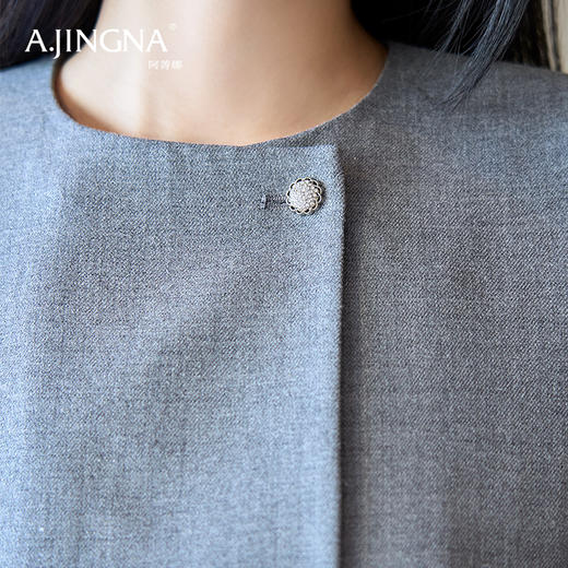 【商场同款】阿菁娜经典干练大气收腰外套A29Q107059 商品图3