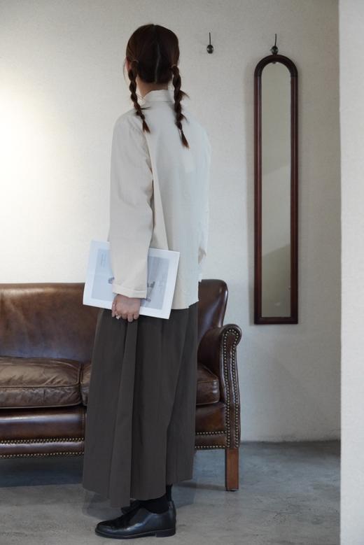 elsa esturgie 自然毛边裙摆宽腰带半身裙 商品图13