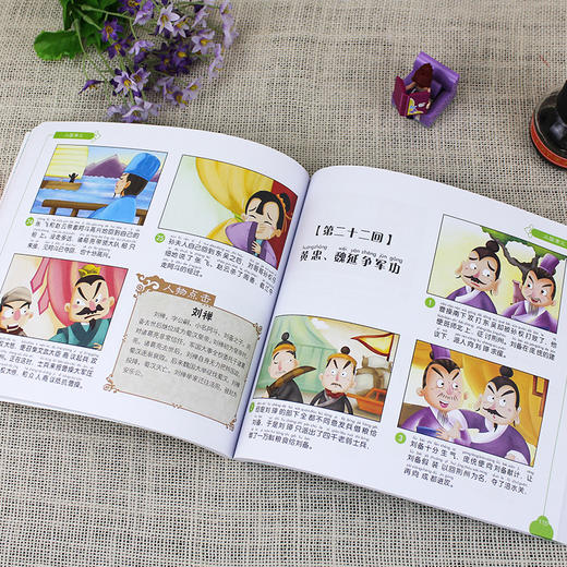 中国四大古典名著连环画（彩图注音4册）赠四大名著思维导图 商品图8