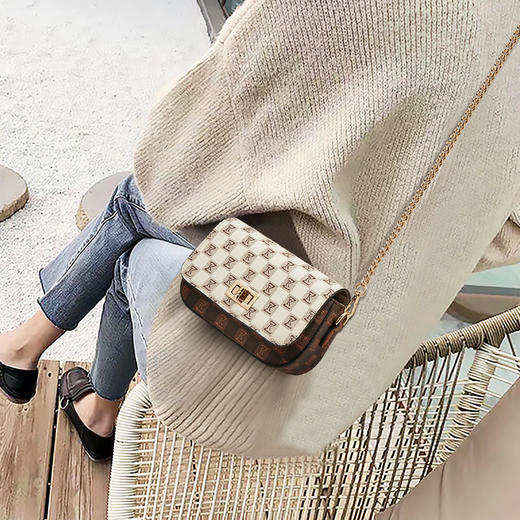 Safiya/索菲娅2023新款手机包小方包女士单肩斜挎女包SF9161006Y 商品图0