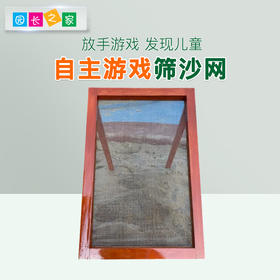 自主游戏—筛沙网
