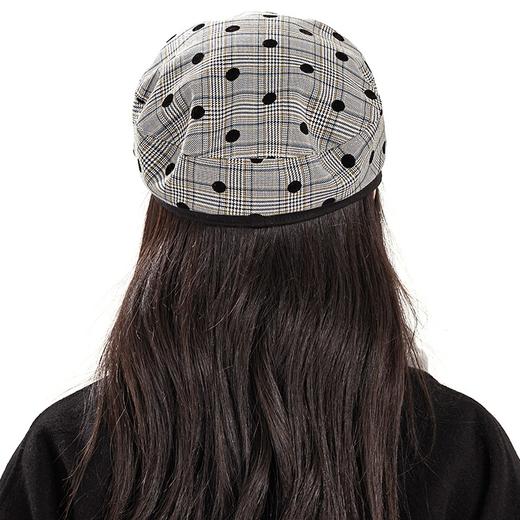 YORO容若波点格纹短檐帽（DN0004） 商品图2