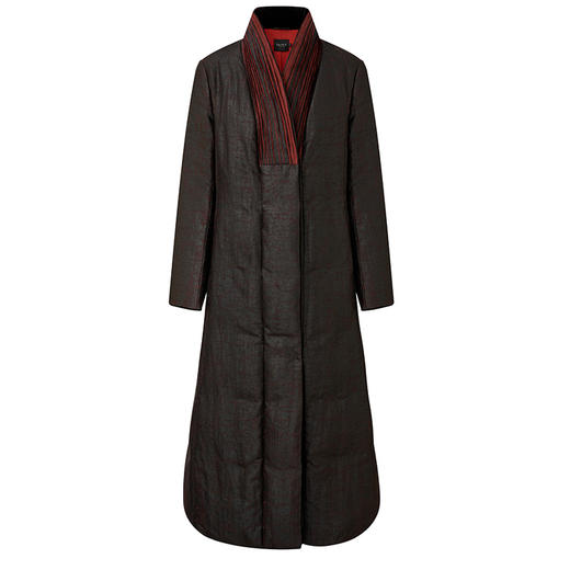 TANGY Collection天意精品 2023冬季新品商场同款国风中长款羽绒服外套 商品图4