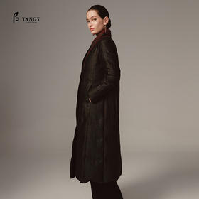 TANGY Collection天意精品 2023冬季新品商场同款国风中长款羽绒服外套