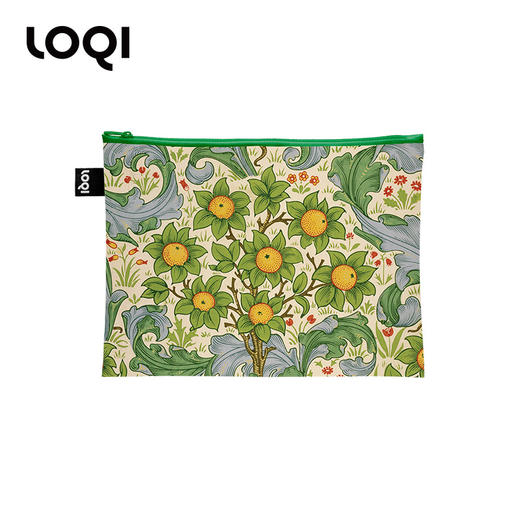 【收纳袋】德国LOQI博物馆系列 威廉莫里斯系列ZP.WM 环保收纳袋三件套  文具数码配件收纳整理套包洗漱化妆防泼水 威廉莫里斯系列 商品图2