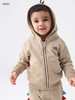 【设计精致，确保舒适透气！】男童卫衣套装秋季长袖连帽套头儿童套装纯棉两件套连帽设计为儿童提供额外的保暖和风格感 商品缩略图0