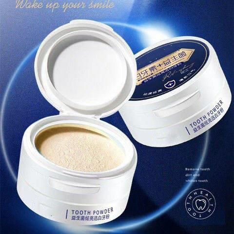 【平衡口腔，抑制有害菌生长！】稀颜氏益生菌牙粉 白牙素益生菌炫白牙粉薄荷水果清香型清香成分，使口腔清新怡人，给您带来舒适的使用体验！ 商品图2