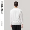 PINLI品立秋装新款男士贴布绣圆领套头休闲卫衣潮BG223309033 商品缩略图1