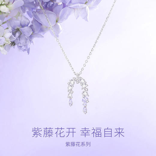 【明星同款】紫藤相依【项链】Fanci范琦 紫藤花系列 925银饰轻奢生日礼物  商品图1