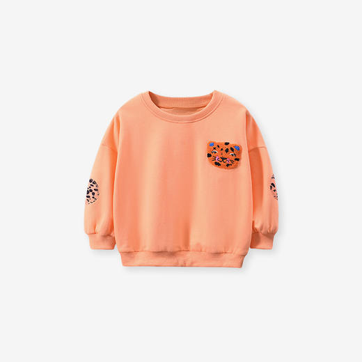 【俏皮可爱！儿童套装】秋款女童卫衣套装长袖儿童套装欧美可爱女孩裤套装，优雅长袖与欢快裤子的搭配，为孩子们营造出温暖而充满活力的秋日时光。 商品图4