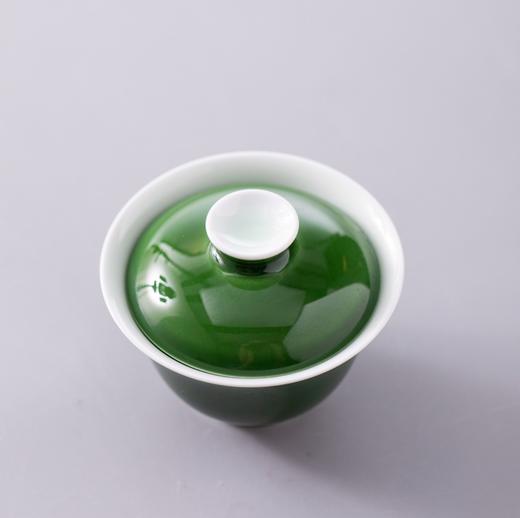 盖碗 朗窑绿 商品图2