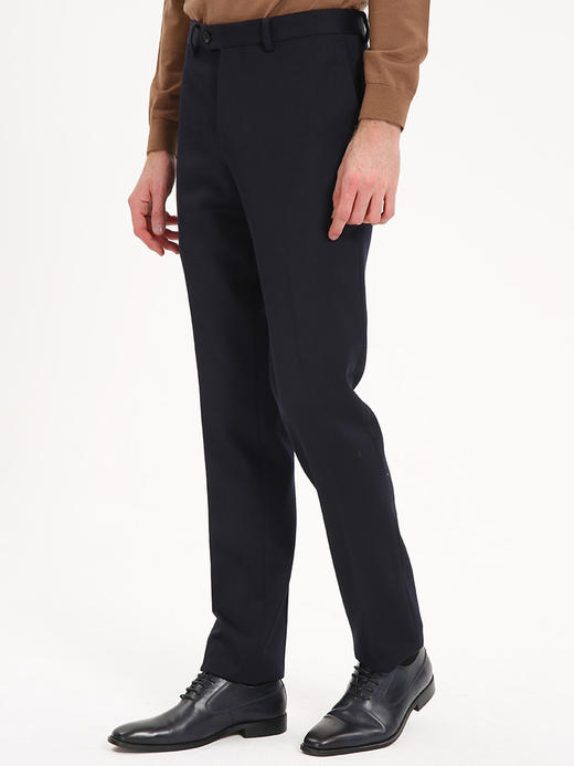 callisto银河蓝羊毛混纺西裤 FSBWP053C BL 商品图0