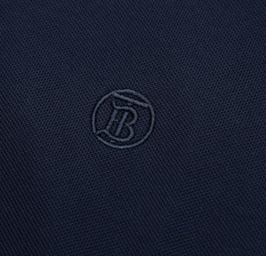 【预定款】BURBERRY 博柏利 男士全新深蓝色 棉质TB刺绣短袖POLO衫 8056222 商品图4