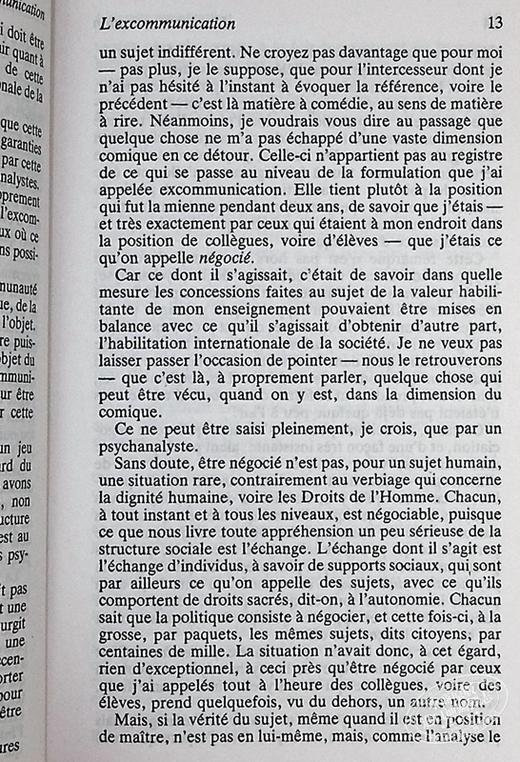 【中商原版】拉康研讨会 11 精神分析基本概念 Les Quatre concepts fondamentaux de la psychanalyse 法文原版Jacques Lacan 商品图5