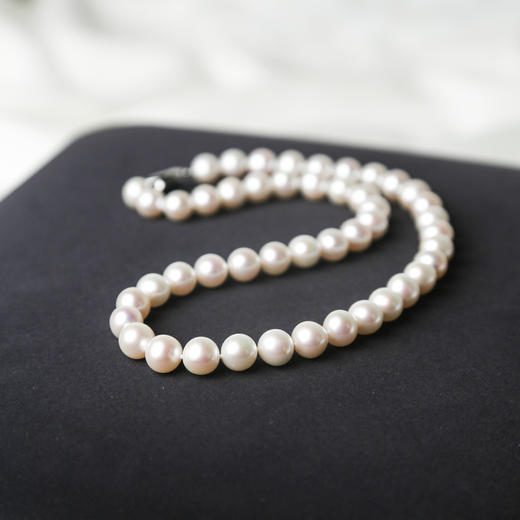 “和光”银镀白金淡水AK珍珠高定项链 商品图1