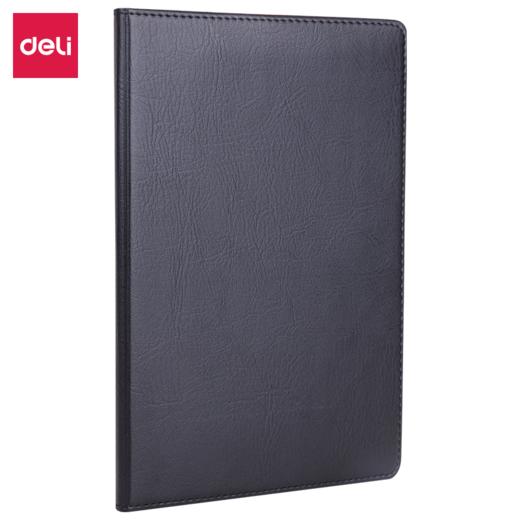 得力7900皮面笔记本-16K-80张(黑) 商品图0