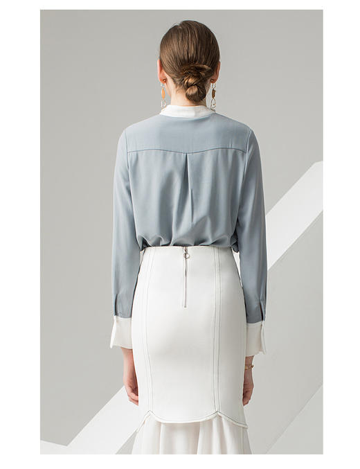 秒99元！职业装长袖衬衫小清新衬衣 商品图4