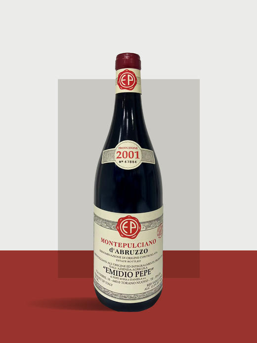 Emidio PEPE, Montepulciano d'Abruzzo VV 2001 商品图0