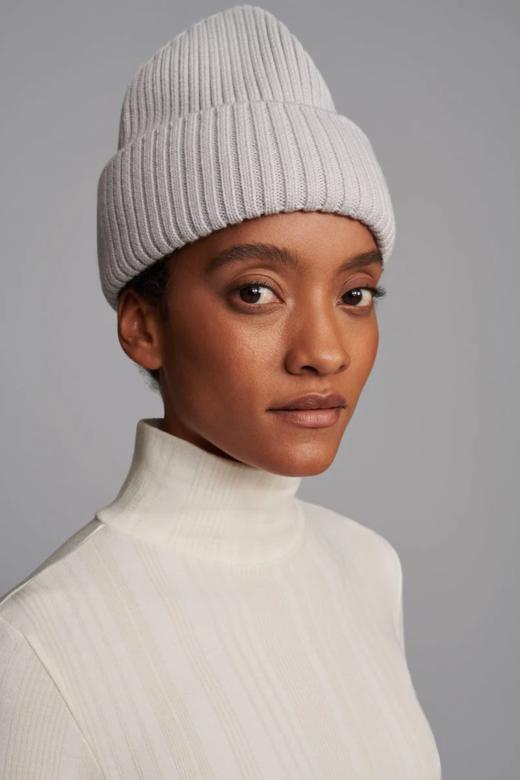CORDOVA - CORDOVA BEANIE - Stone - 女装 - 毛线帽 - 石头灰 商品图0