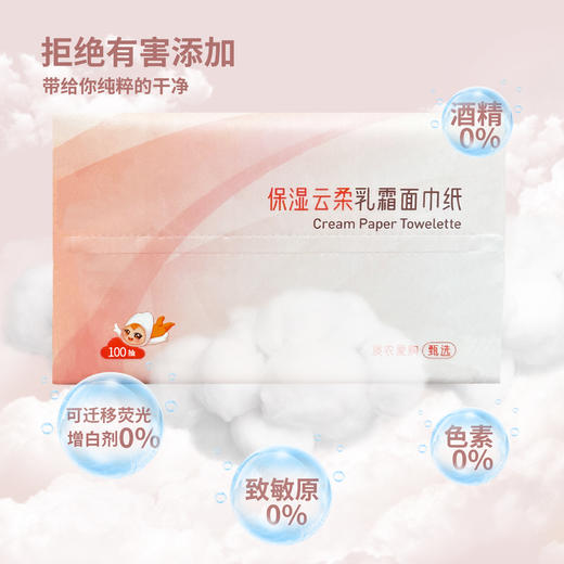 【精选】质农爱购甄选保湿云柔乳霜面巾纸10包/箱 柔软亲肤 三层加厚 商品图2