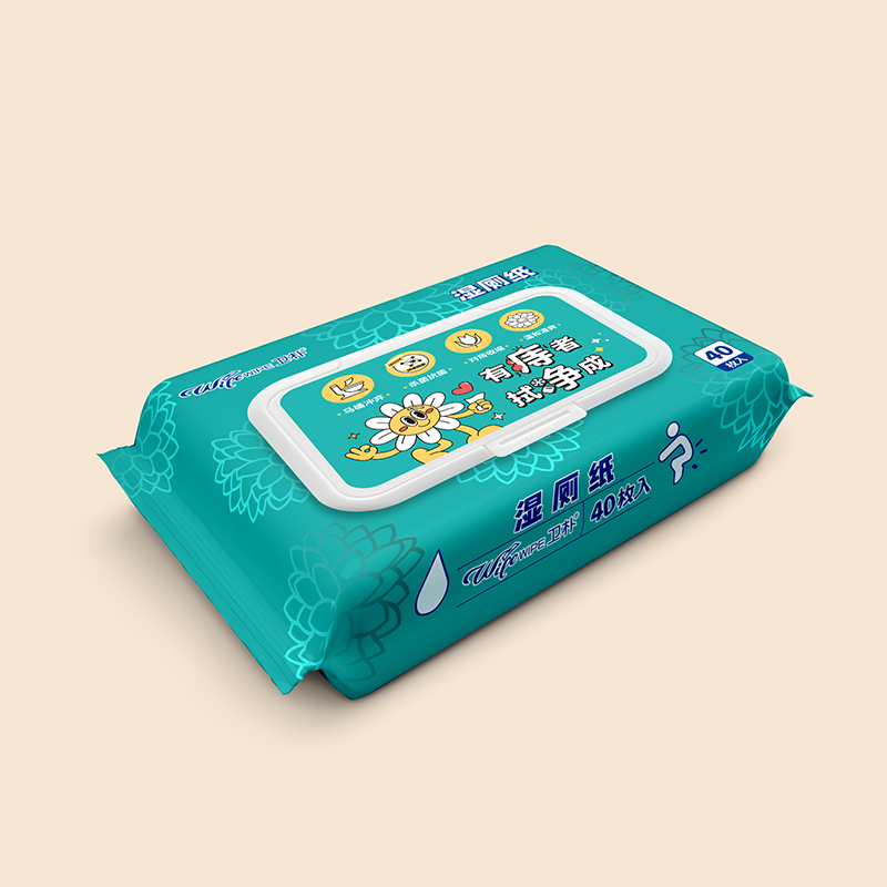 wipewipe卫朴湿厕纸 前瞻性杀菌技术 有效杀菌+抗菌 杀菌率99.9% 植物臻萃 扔入马桶可冲散 防止堵塞