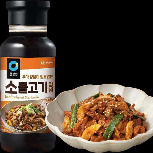 清净园牛排烤肉蘸料调味腌制酱500g청정원소갈비양념500g 商品图1