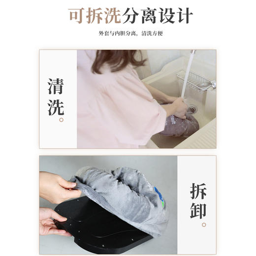 赛亿 取暖器/暖脚宝 暖脚器暖脚神器烤脚烘脚取暖器 烤火炉电暖鞋暖脚炉 暖手暖腿捂脚可拆NJ702 商品图3