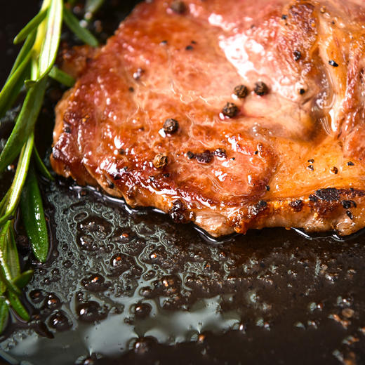 厦航空厨原切厚切精选谷饲雪花眼肉牛排8片装 商品图1